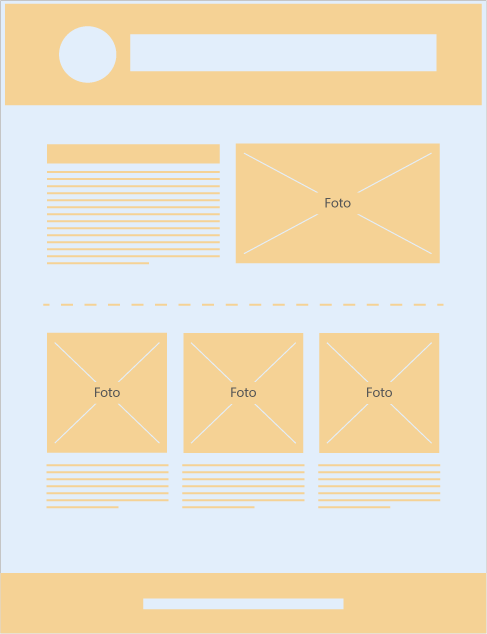 Il layout è una rappresentazione visiva di come gli elementi grafici verranno gestiti nello spazio di un impaginato o comunque di una più ampia composizione grafica.
