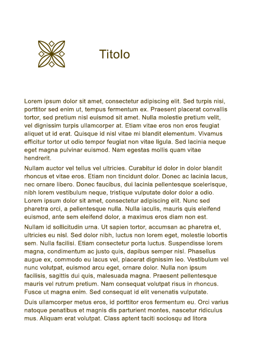 Creare la grafica per un volantino: le gerarchie dei testi sono importanti per facilitare la lettura e organizzare il testo.