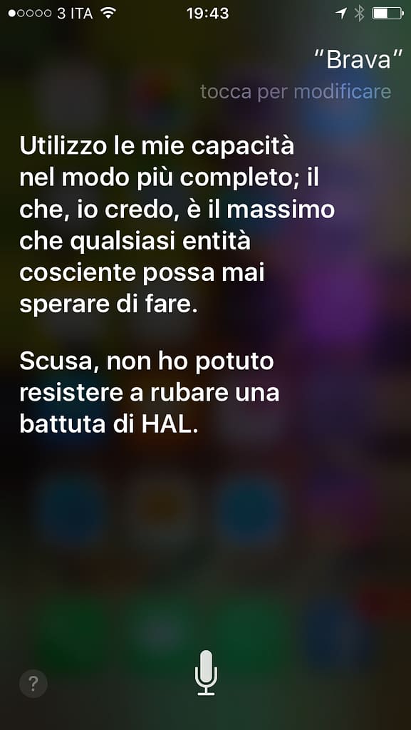 Conversazione con l'intelligenza artificiale