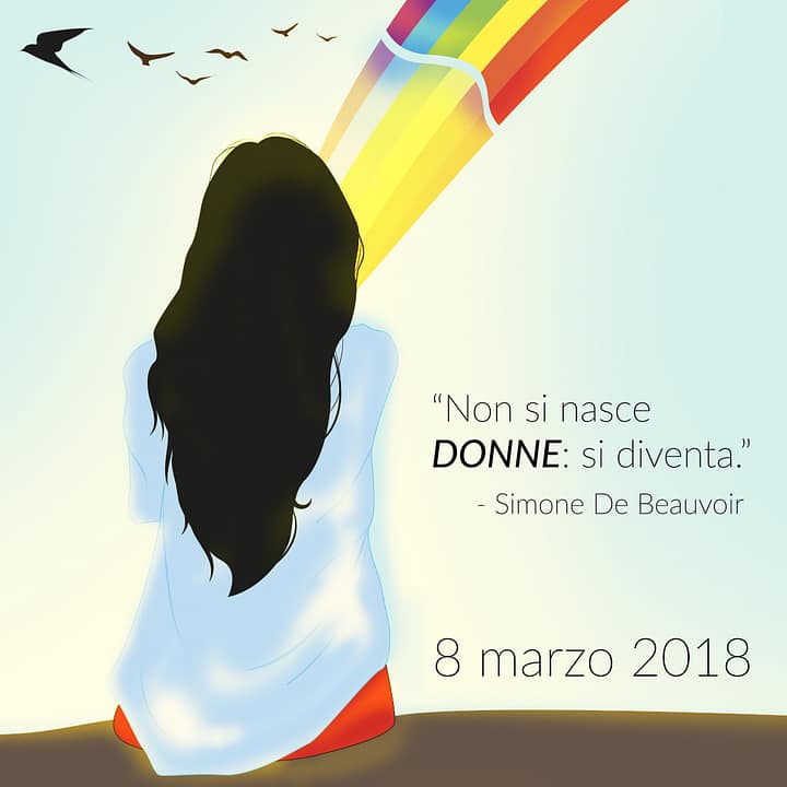 8 marzo con Simone De Beauvoir: scarica la cartolina gratuita!